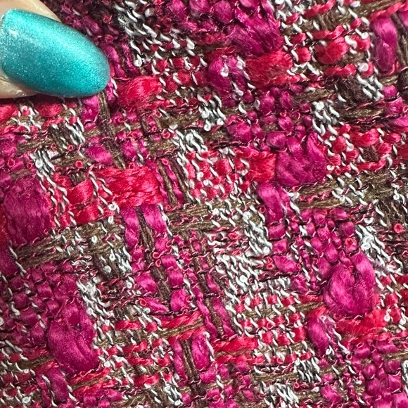 J. Crew Factory Womens Sleeveless Lined Pink Tweed Shift Dress Preppy Size 12 - Picture 2 of 13